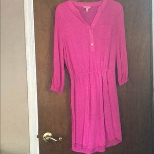 Lilly Pulitzer Pink Long Sleeved Dress